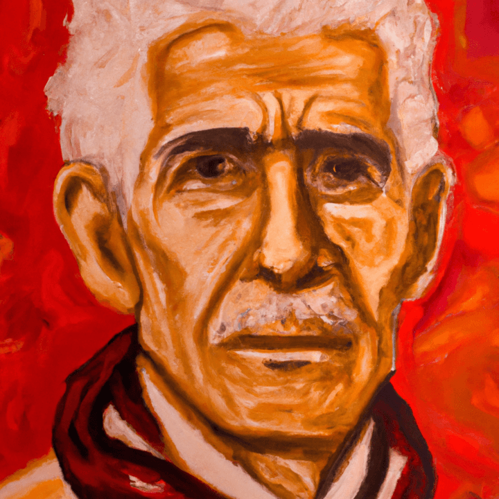 Portrait of José Pacheco